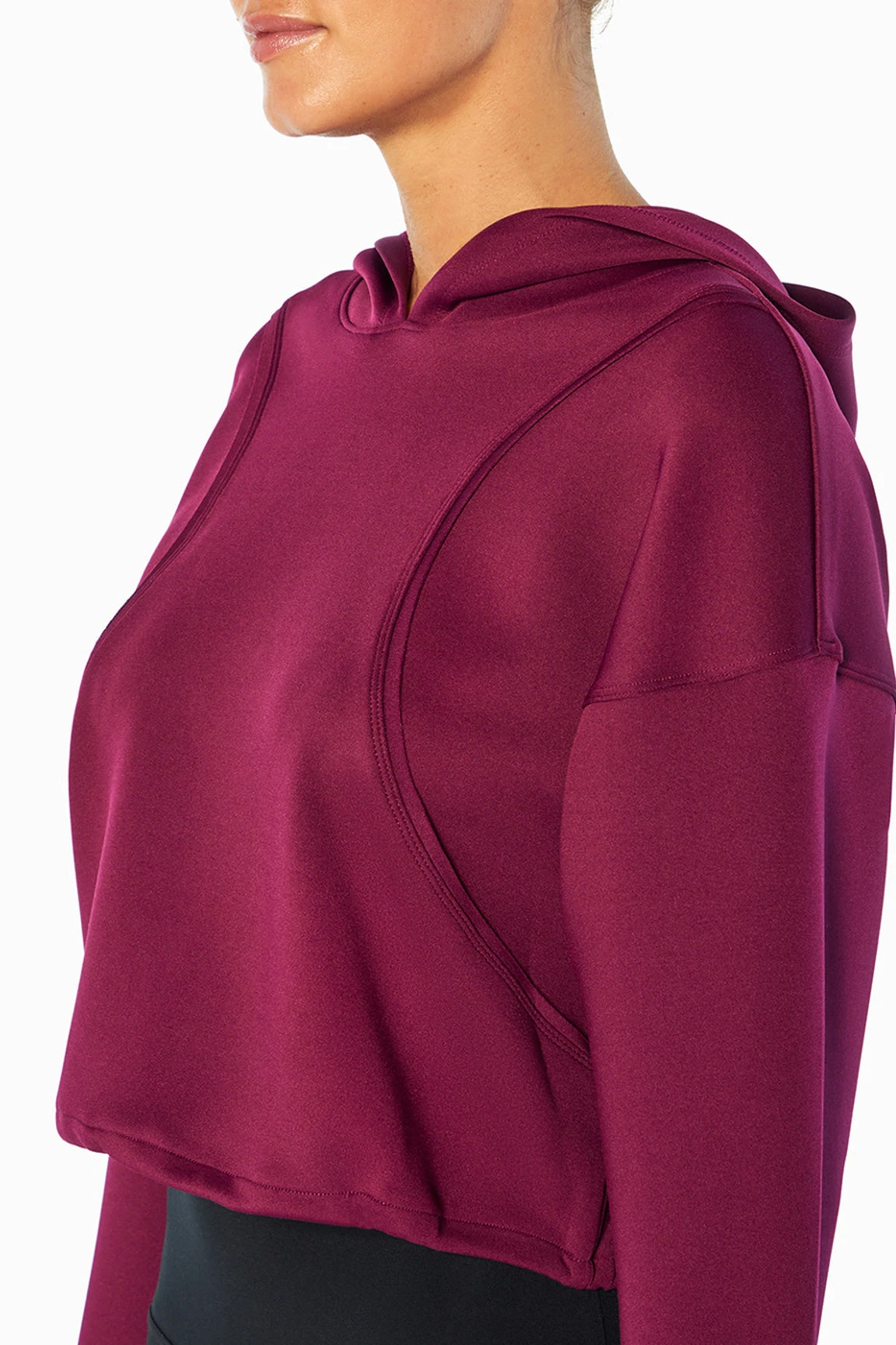 Marika Cycle House Cropped Juniper Hoodie - Image 10
