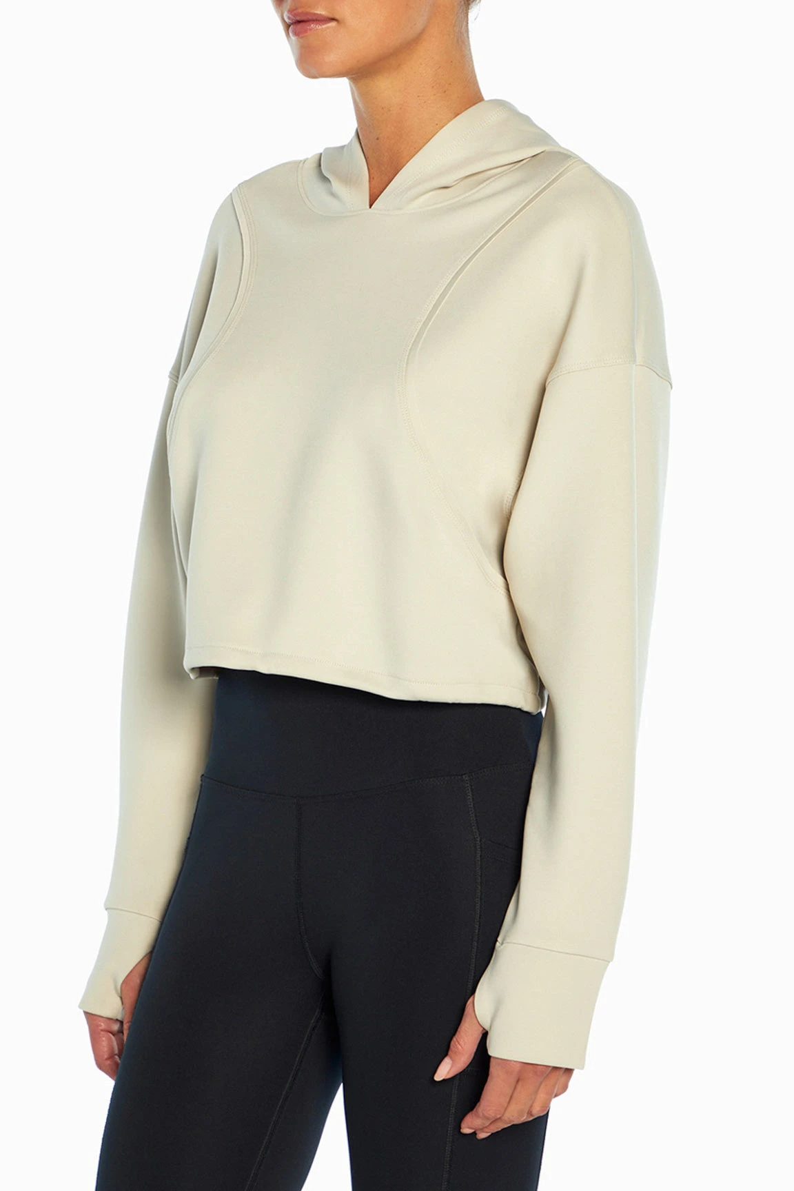 Marika Cycle House Cropped Juniper Hoodie - Image 6