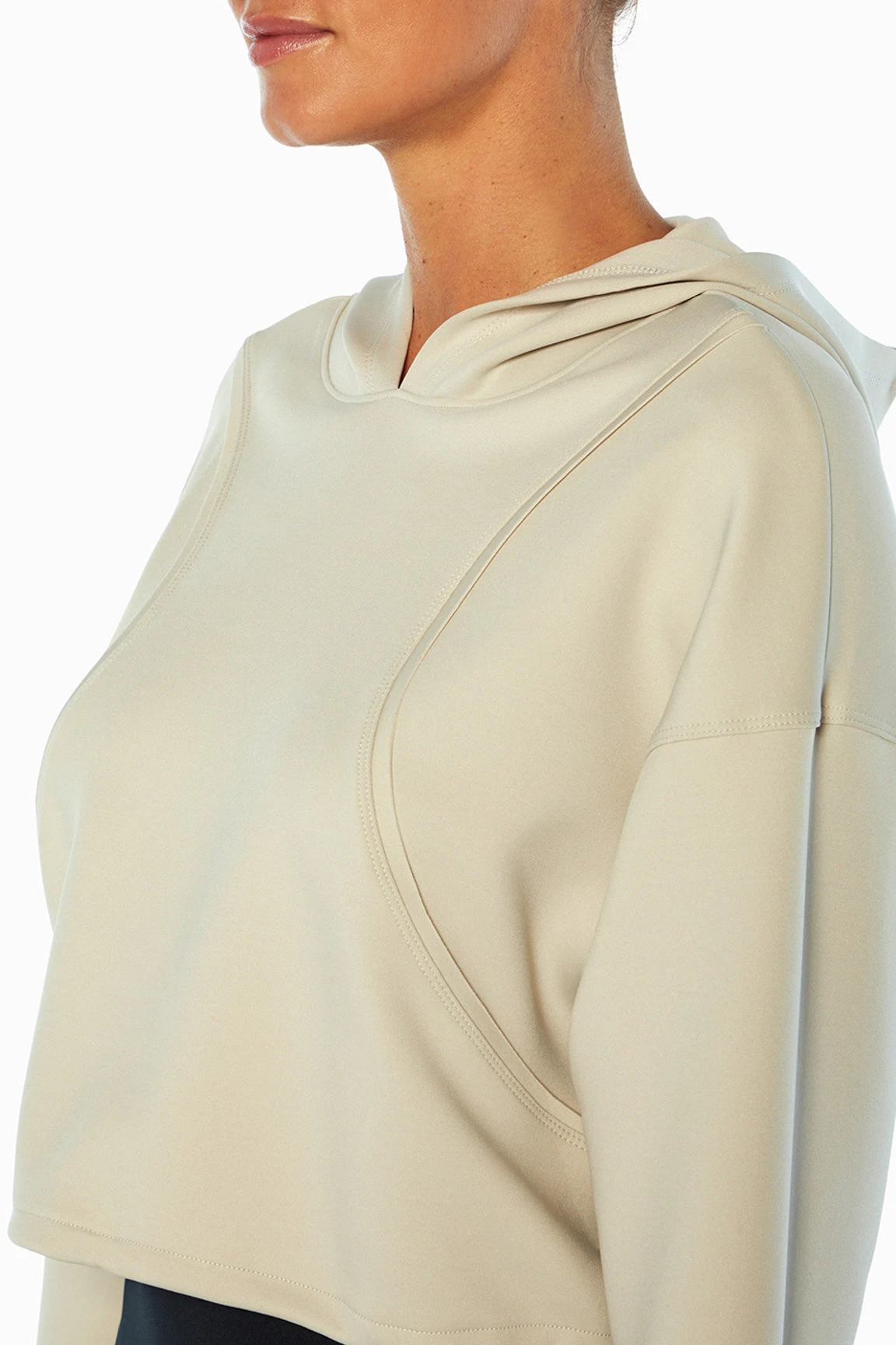 Marika Cycle House Cropped Juniper Hoodie - Image 4