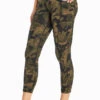 Marika High Rise Side Pocket Ankle Legging - Olive Grove