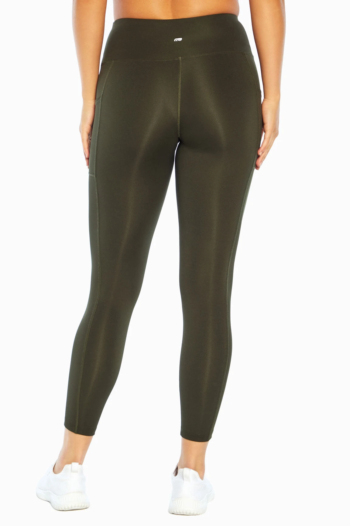 Marika High Rise Side Pocket Ankle Legging - Rosin Green - Image 5