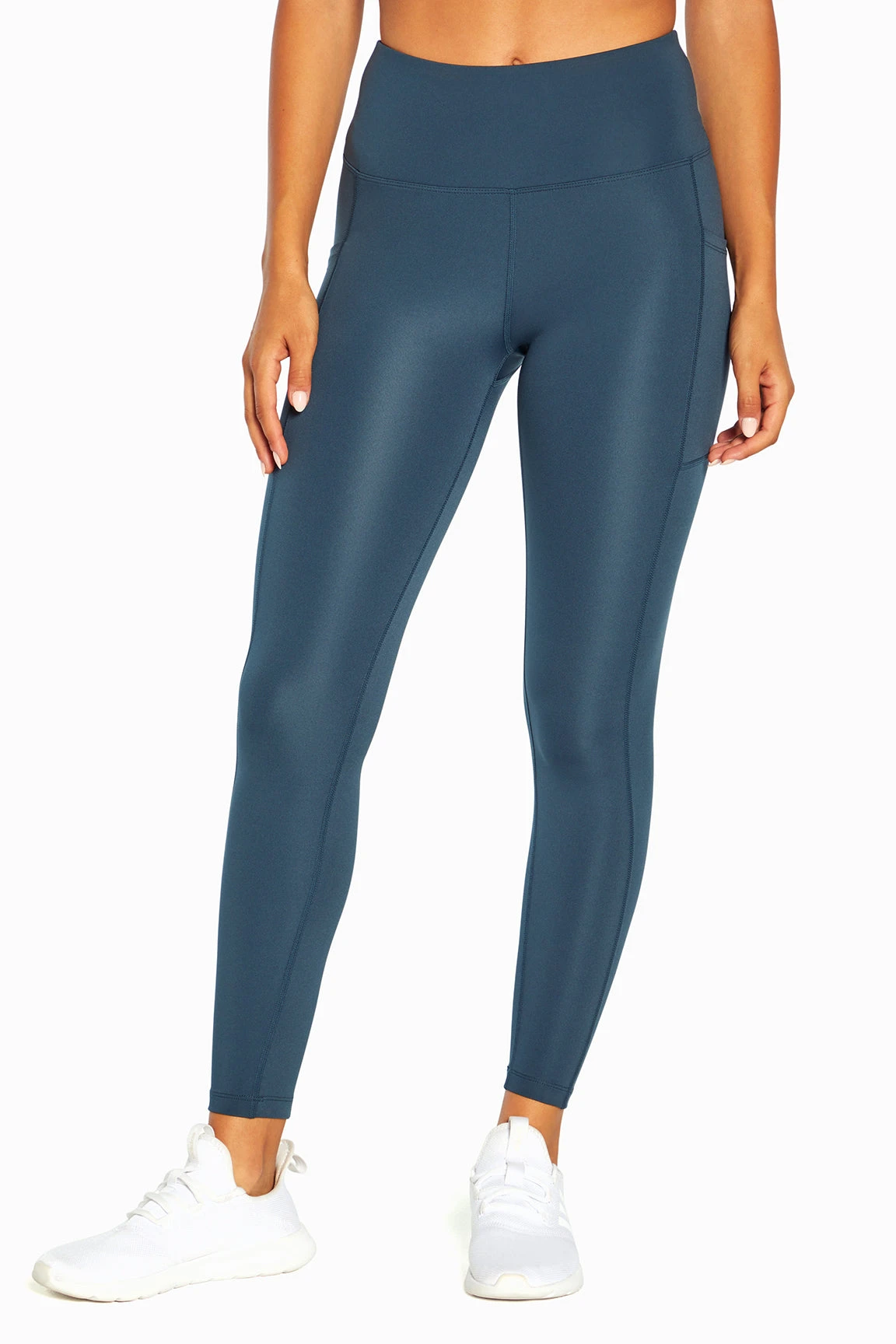 Marika High Rise Side Pocket Ankle Legging - Midnight Navy - Image 4