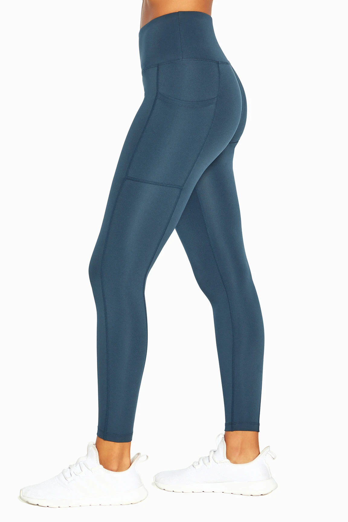 Marika High Rise Side Pocket Ankle Legging - Midnight Navy - Image 6