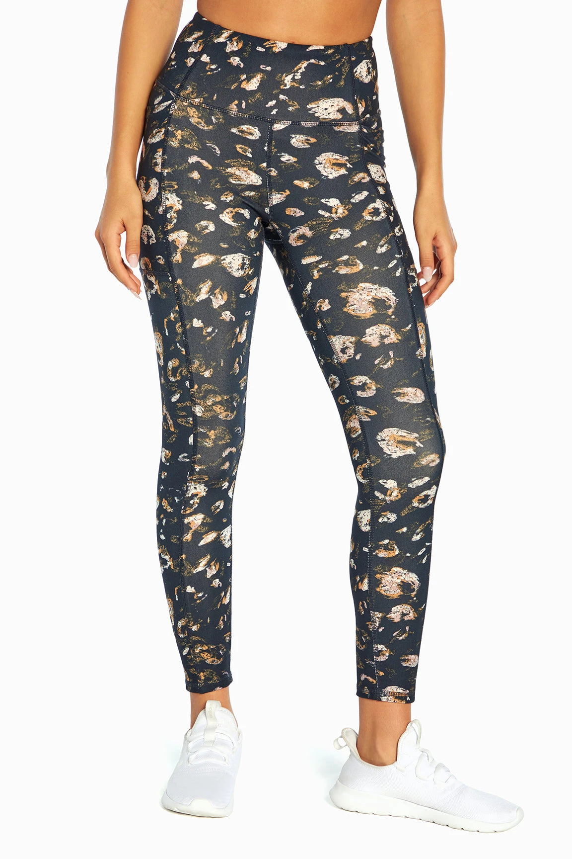 Marika Distressed Side Pocket Leopard Ankle Legging - Image 5