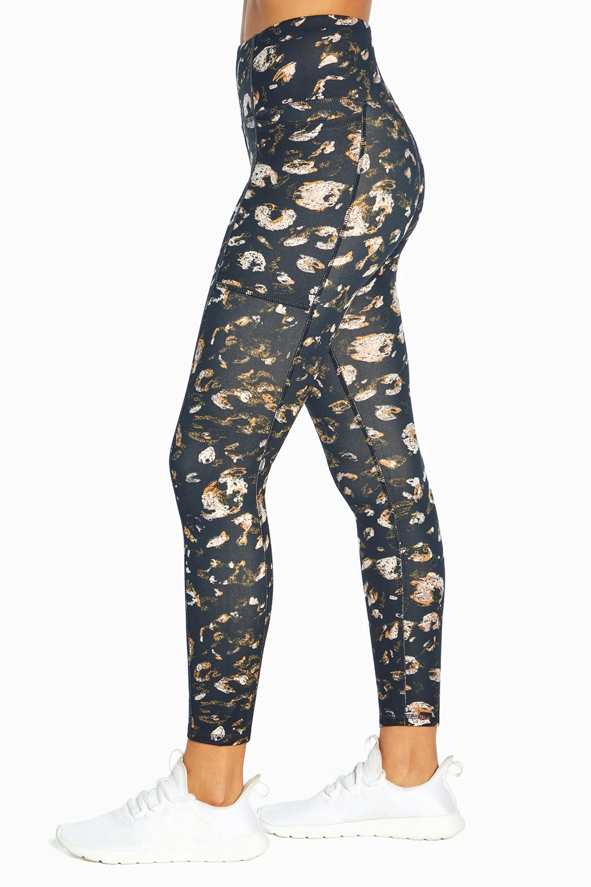 Marika Distressed Side Pocket Leopard Ankle Legging - Image 3