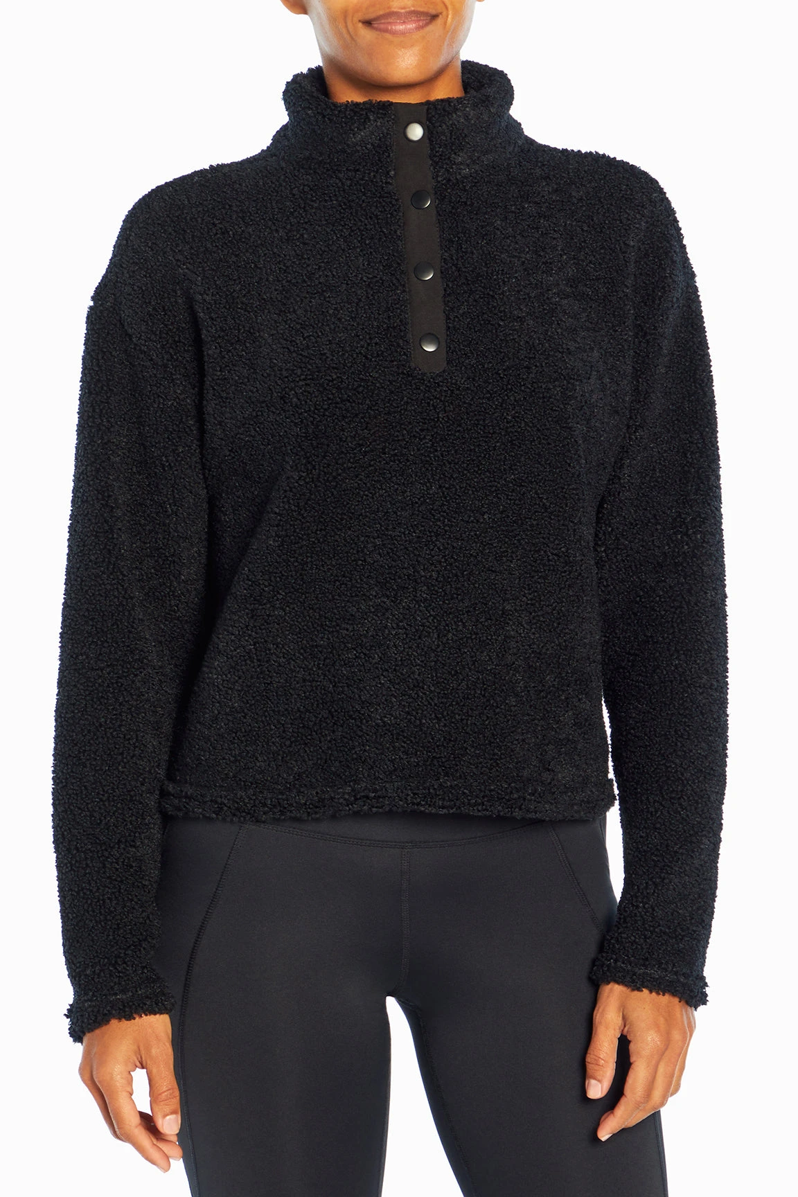 Marika Tyra Cropped Sherpa Pullover - Image 7