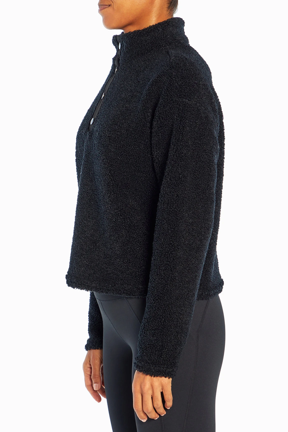 Marika Tyra Cropped Sherpa Pullover - Image 11