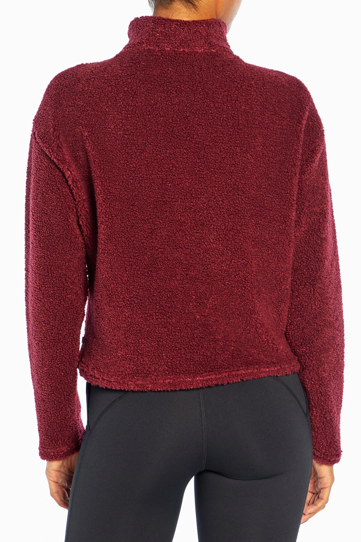 Marika Tyra Cropped Sherpa Pullover - Image 2