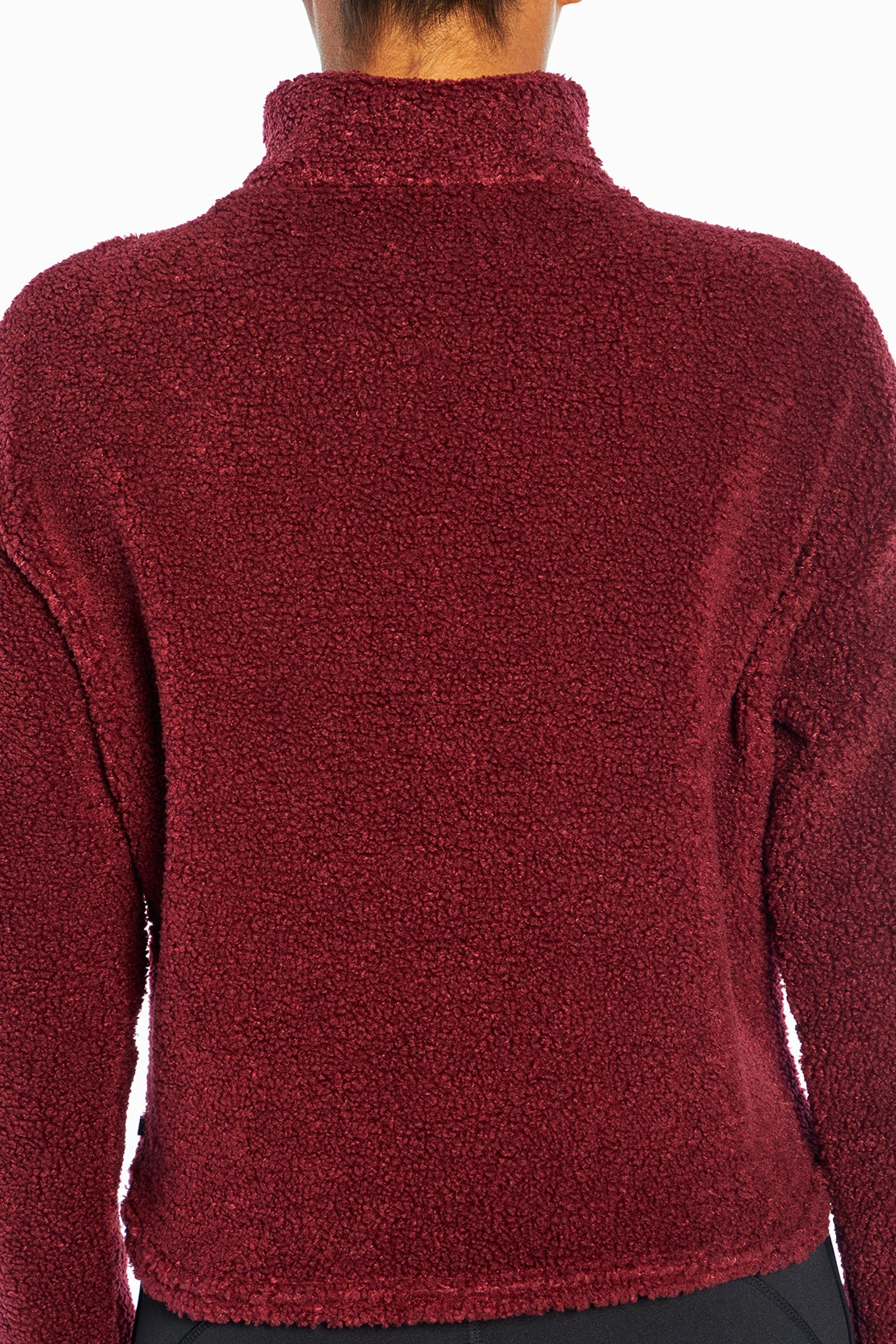Marika Tyra Cropped Sherpa Pullover - Image 6