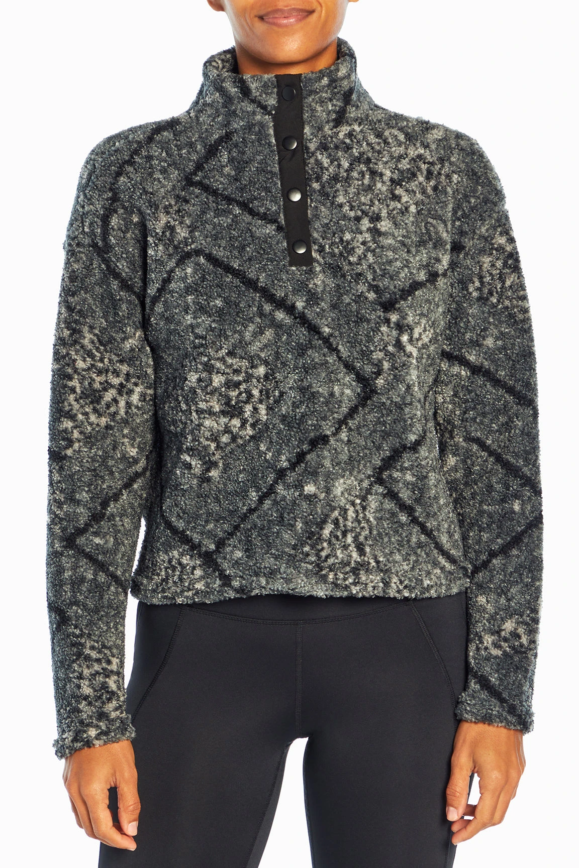 Marika Tyra Cropped Sherpa Pullover - Image 17