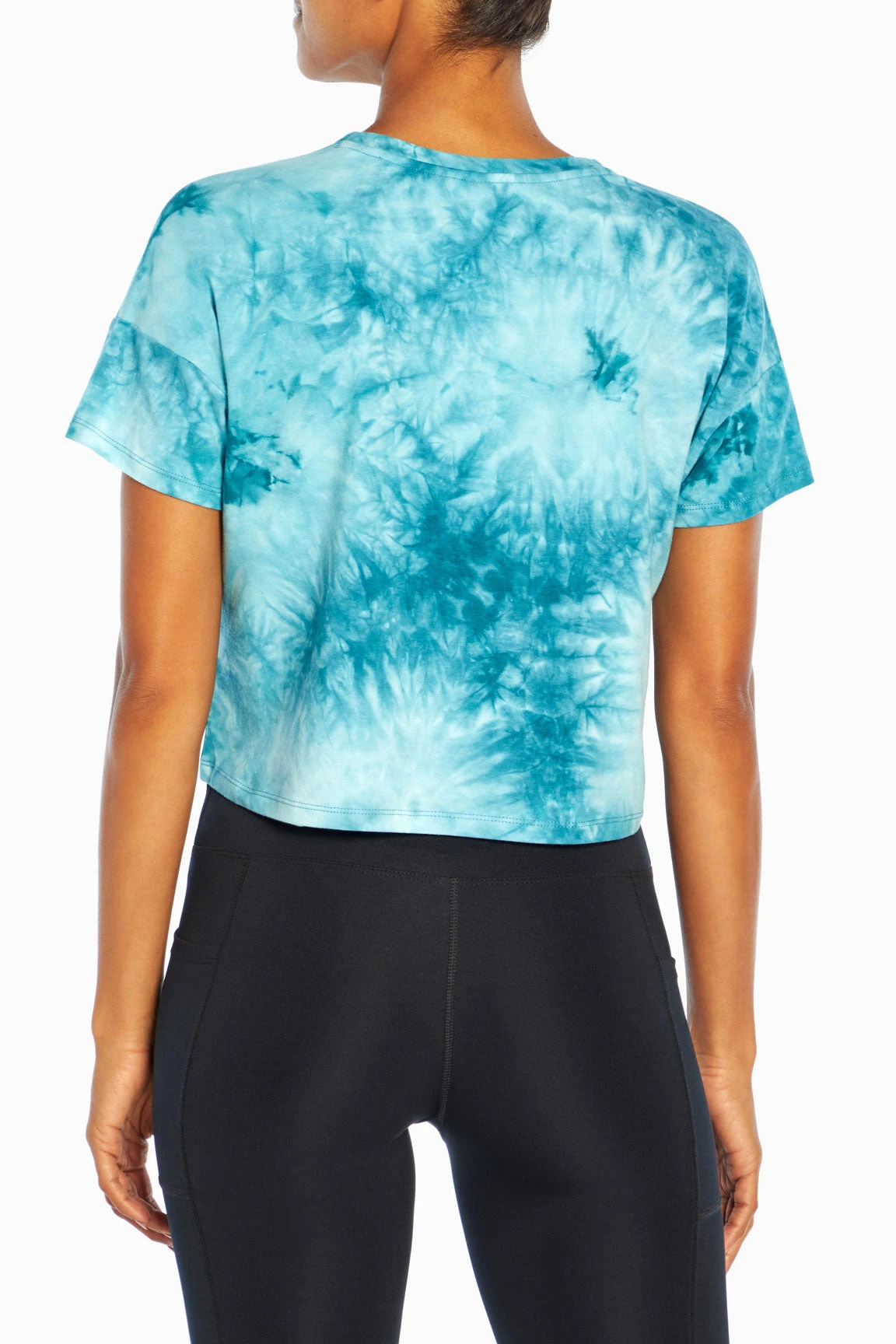 Marika Tie Dye Boxy Crop Short Sleeve Tee - Image 3