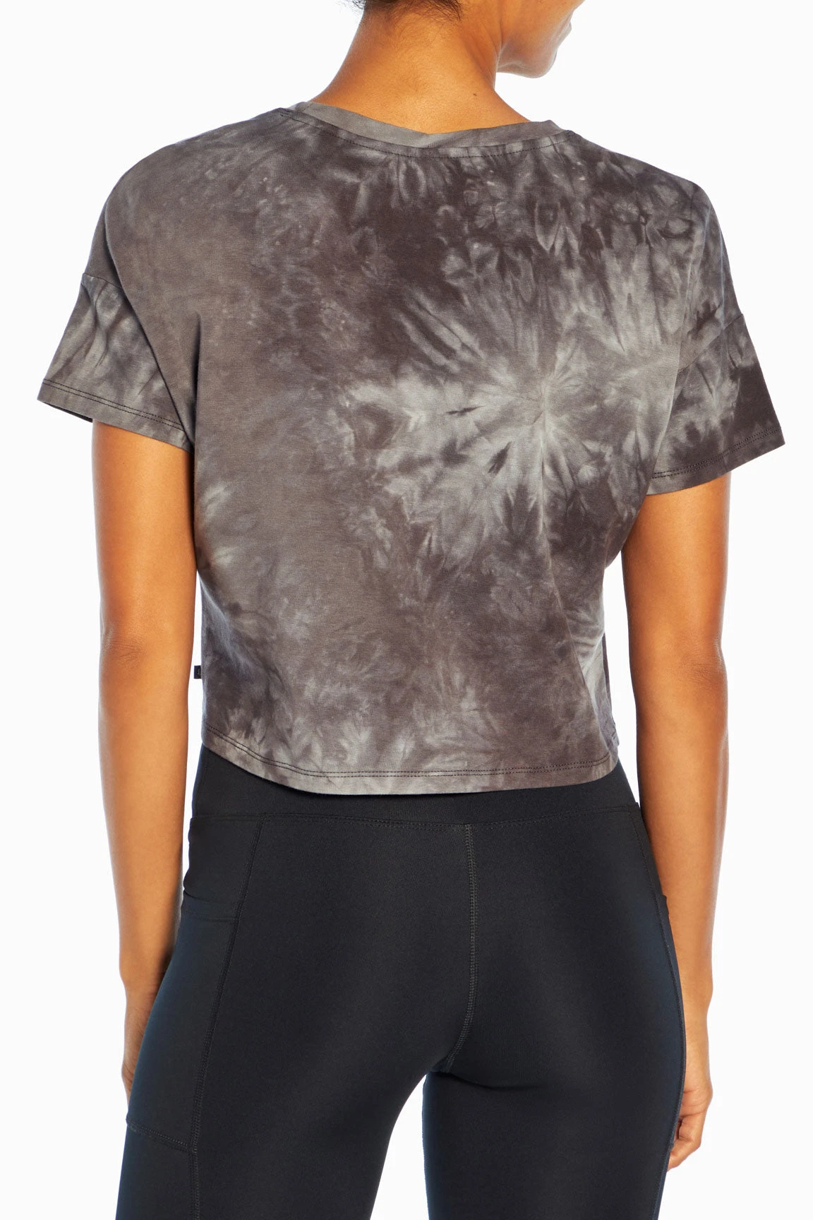 Marika Tie Dye Boxy Crop Short Sleeve Tee - Image 6