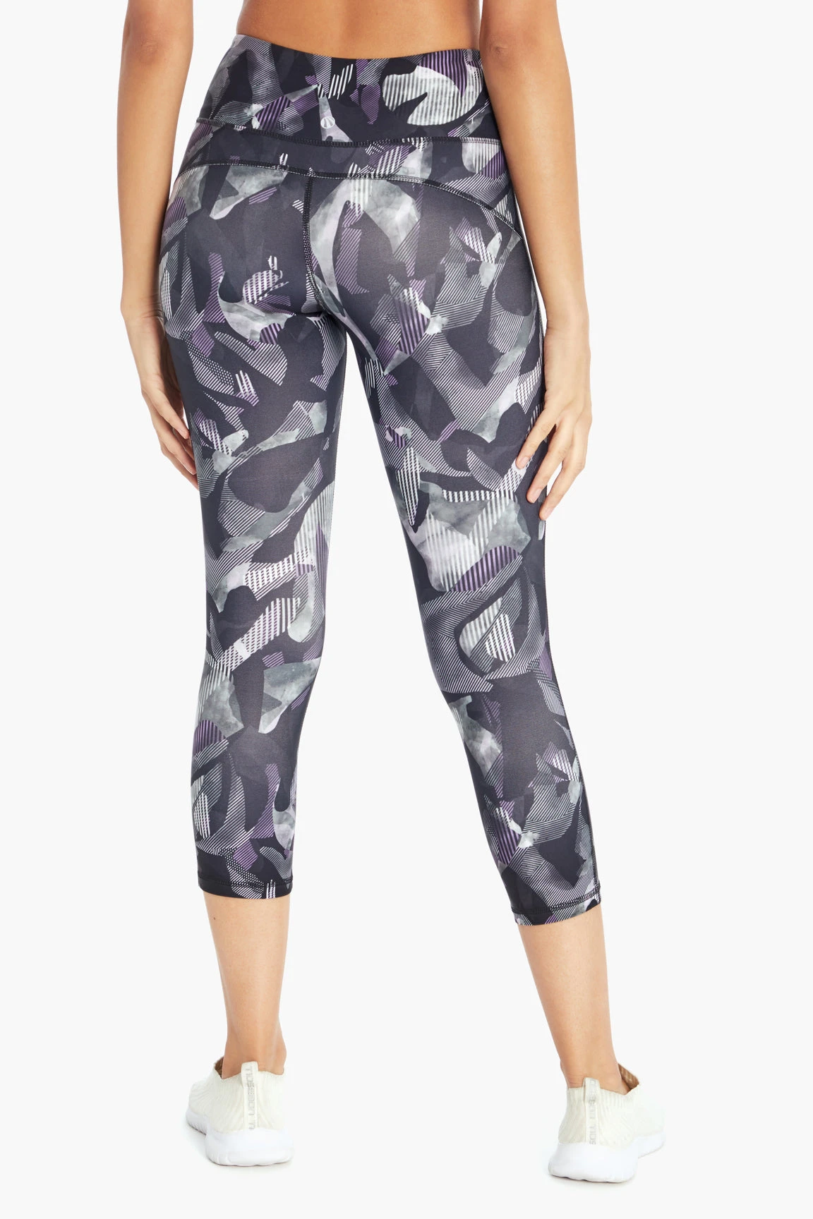 Marika Sport Line Geo Printed Capri Legging - Viola - Image 2
